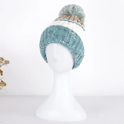Retro Fuzzy Beanie Hat - Image 2