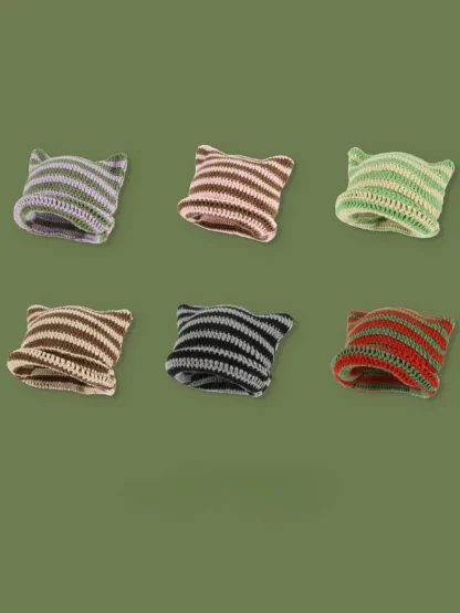 Animal Ear Beanie Hat - Image 6