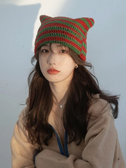 Animal Ear Beanie Hat